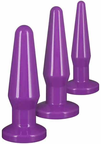 TOYJOY Best Butt Buddies Set - 3-Piece TPE Anal Plug Collection