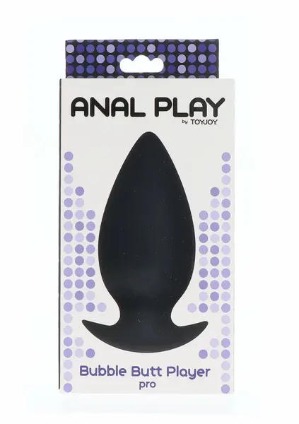 TOYJOY Bubble Butt Player Pro Silicone Plug Large Black 8713221467652