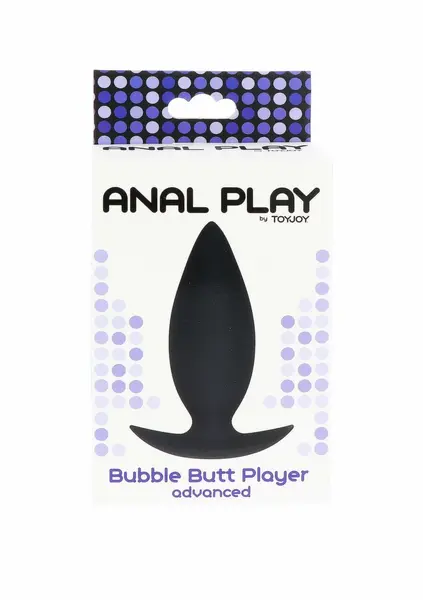 TOYJOY Bubble Butt Player Advanced Silicone Plug Black Large