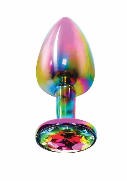 TOYJOY Twilight Booty Jewel Small Rainbow Aluminium Plug