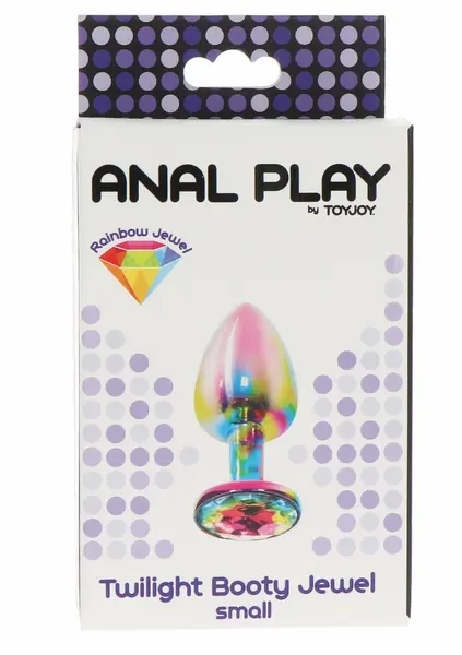 TOYJOY Twilight Booty Jewel Small Rainbow Aluminium Plug