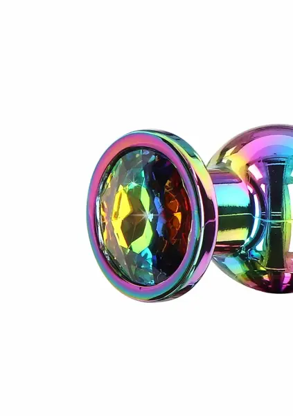 TOYJOY Twilight Bum Bijou Large Aluminium Plug with Rainbow Jewel