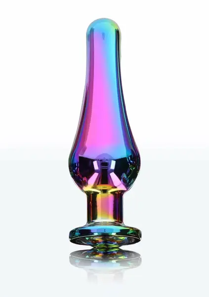 TOYJOY Twilight Bum Bijou Large Aluminium Plug with Rainbow Jewel