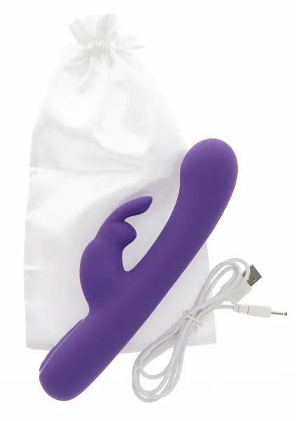 ToyJoy Love Rabbit Exciting Rabbit Vibrator Silicone 7 Modes USB Pink
