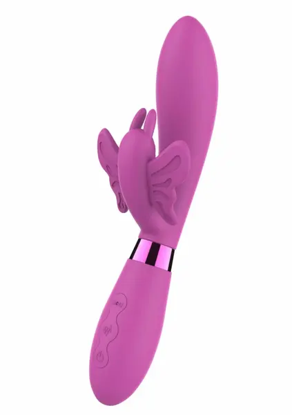 TOYJOY Farfalla Festival Vibrator Silicone USB 7 Modes Purple