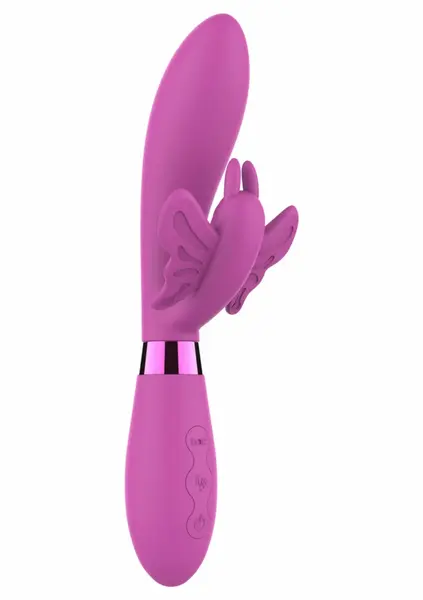 TOYJOY Farfalla Festival Vibrator Silicone USB 7 Modes Purple