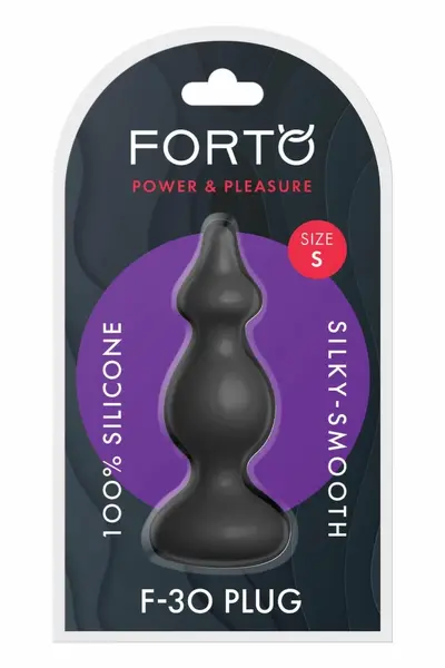 FORTO F-30 POINTER Small Black Premium Silicone Bead Model