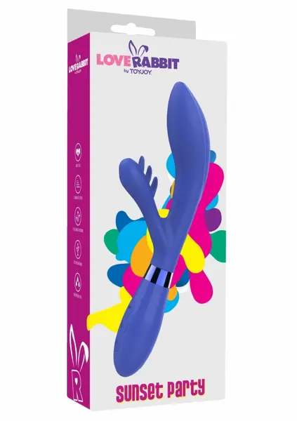 TOYJOY Sunset Party Vibrator - Silicone, 7 Modes, USB Rechargeable