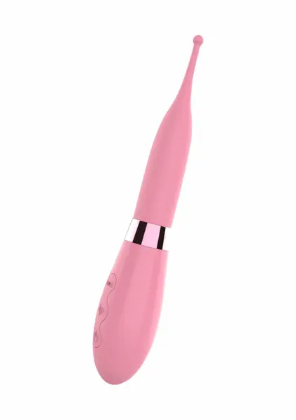 TOYJOY Pin Point Fest Vibrator Silicone USB 7 Modes Pink