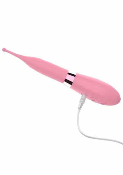 TOYJOY Pin Point Fest Vibrator Silicone USB 7 Modes Pink