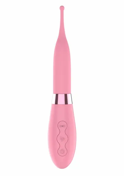 TOYJOY Pin Point Fest Vibrator Silicone USB 7 Modes Pink