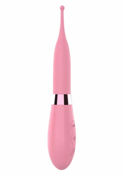 TOYJOY Pin Point Fest Vibrator Silicone USB 7 Modes Pink