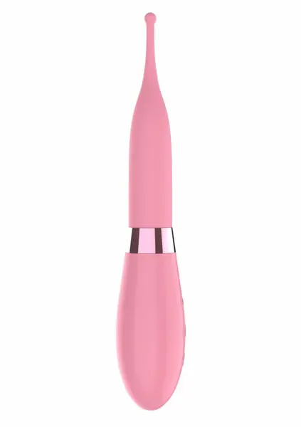 TOYJOY Pin Point Fest Vibrator Silicone USB 7 Modes Pink