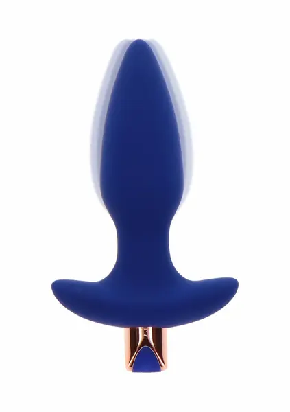 TOYJOY The Sparkle Vibrating Anal Plug with Remote, 6 Modes, Black