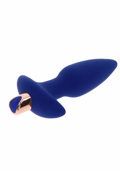 TOYJOY The Sparkle Vibrating Anal Plug with Remote, 6 Modes, Black