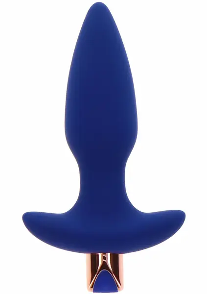 TOYJOY The Sparkle Vibrating Anal Plug with Remote, 6 Modes, Black