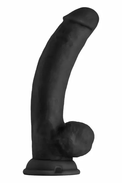 SHAFT Vibrating Model C 8.5 Inch Black FLEXISKIN™ Silicone, Remote