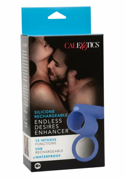 CalExotics Endless Desires Enhancer Silicone Rechargeable Dual Ring System