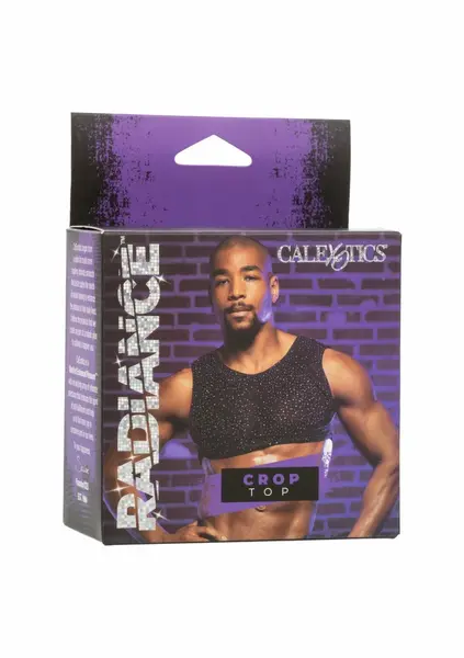 CalExotics Radiance Crop Top by Radiance - Mesh Design & Rhinestone Accents