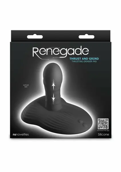 NS Novelties Renegade Thrust Grind APP Intimate Machine with Suction & Vibration, Black
