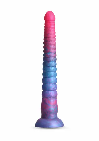 NS Novelties Colours Stacked 12 Inch Silicone Model, Tri-Color, Satin Finish