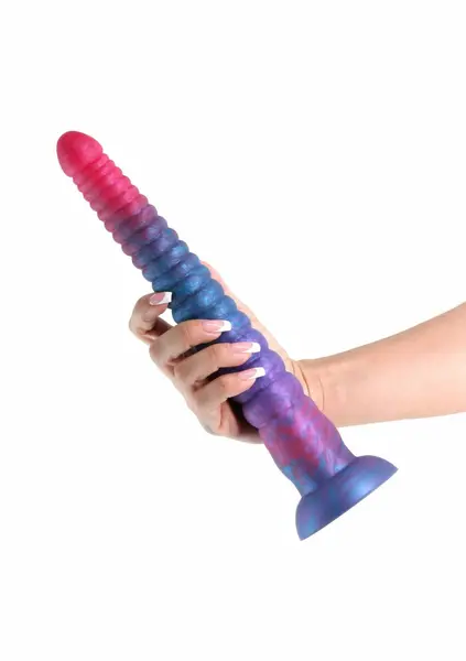 NS Novelties Colours Stacked 12 Inch Silicone Model, Tri-Color, Satin Finish