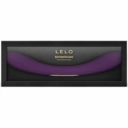 LELO Boomerang Double-Ended Vibrating Device Purple USB Waterproof