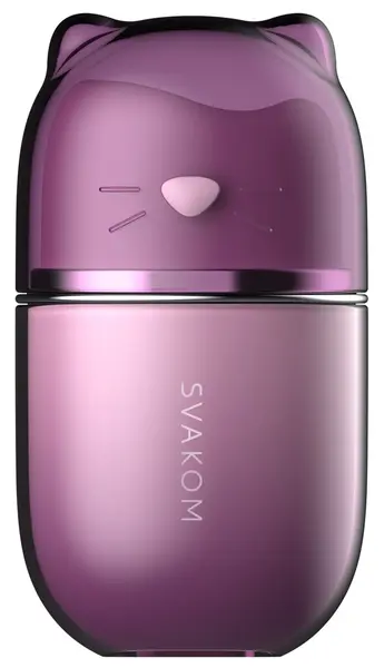 SVAKOM Klitty Dusty Lavender Lay-On Device with Suction & Licking Modes