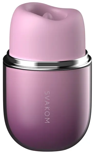 SVAKOM Klitty Dusty Lavender Lay-On Device with Suction & Licking Modes