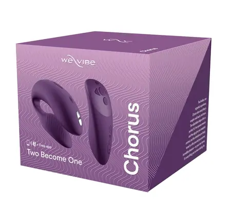 We-Vibe Chorus Purple - Flexible Dual-Motor Intimate Device with Remote