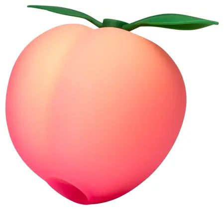 ROMP Pink Peach Compact Air Pulse Stimulator, Waterproof, Silicone