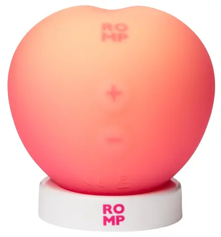 ROMP Pink Peach Compact Air Pulse Stimulator, Waterproof, Silicone