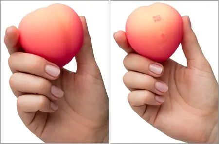 ROMP Pink Peach Compact Air Pulse Stimulator, Waterproof, Silicone