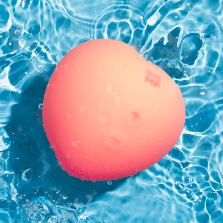 ROMP Pink Peach Compact Air Pulse Stimulator, Waterproof, Silicone