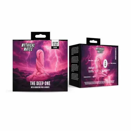 Mythical Mates The Deep One Vibrating Pad 15 cm - Ergonomic Silicone, Remote Control