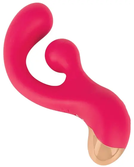 Sweet Smile G-Spot Vibrator with Rotation, Dual Motors, 18 cm, Purple