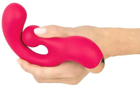 Sweet Smile G-Spot Vibrator with Rotation, Dual Motors, 18 cm, Purple