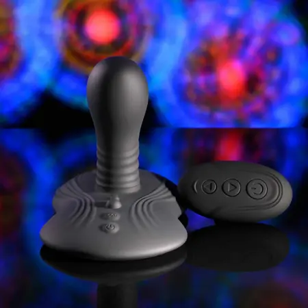 Playboy Sittin' & Spinnin' Ride-On Vibrator Black - Rotating & Vibrating System