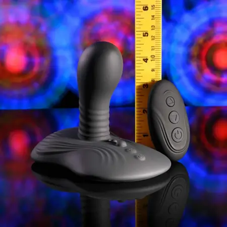 Playboy Sittin' & Spinnin' Ride-On Vibrator Black - Rotating & Vibrating System