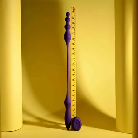 Playboy This & That Double-Ended Vibrator Purple 10 Modes Waterproof