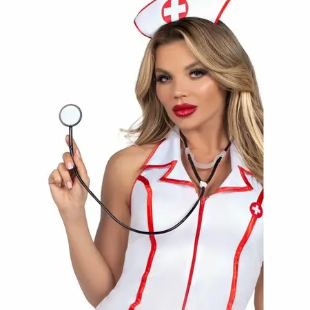 Head Nurse костюм на медицинска сестра, бял, S/M