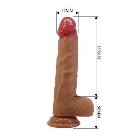 Pretty Love Lisle Silicone Intimate Model with Suction Cup 20.6 cm Beige