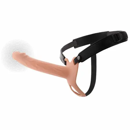Hidden Desire Inferno Vibrating Strap-On Extension 20cm, Remote Control