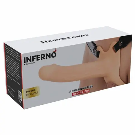 HIDDEN DESIRE Inferno Strap-On Extension Sleeve 20cm Adjustable Harness