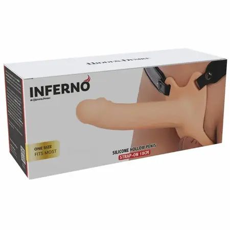 Hidden Desire Inferno Silicone Extension Strap-On 18 cm Black