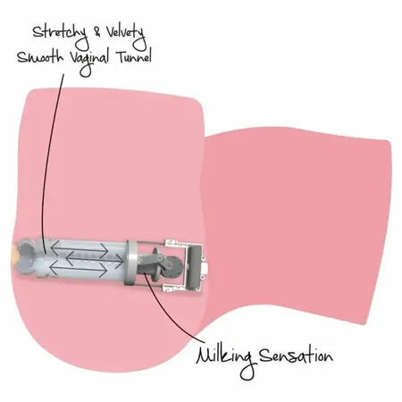 Hidden Desire Tight Milking Intimate Machine 6kg TPR Waterproof USB