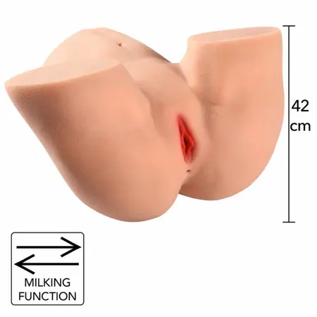 Hidden Desire Big Ass Milking Torso 16kg, TPR, Rechargeable, Waterproof
