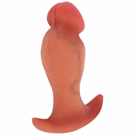 Hidden Desire Inferno 10 cm Anatomical Plug Liquid Silicone Black