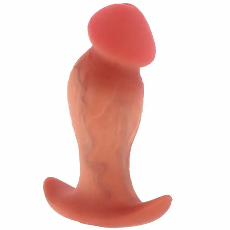 Hidden Desire Inferno 10 cm Anatomical Plug Liquid Silicone Black