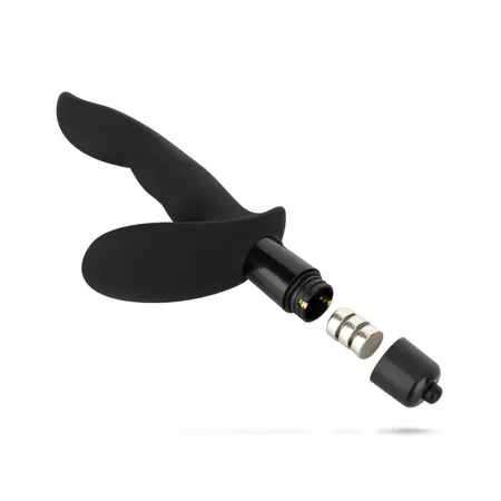 Easytoys Dynamic Duke Prostate Massager Flexible Silicone Black
